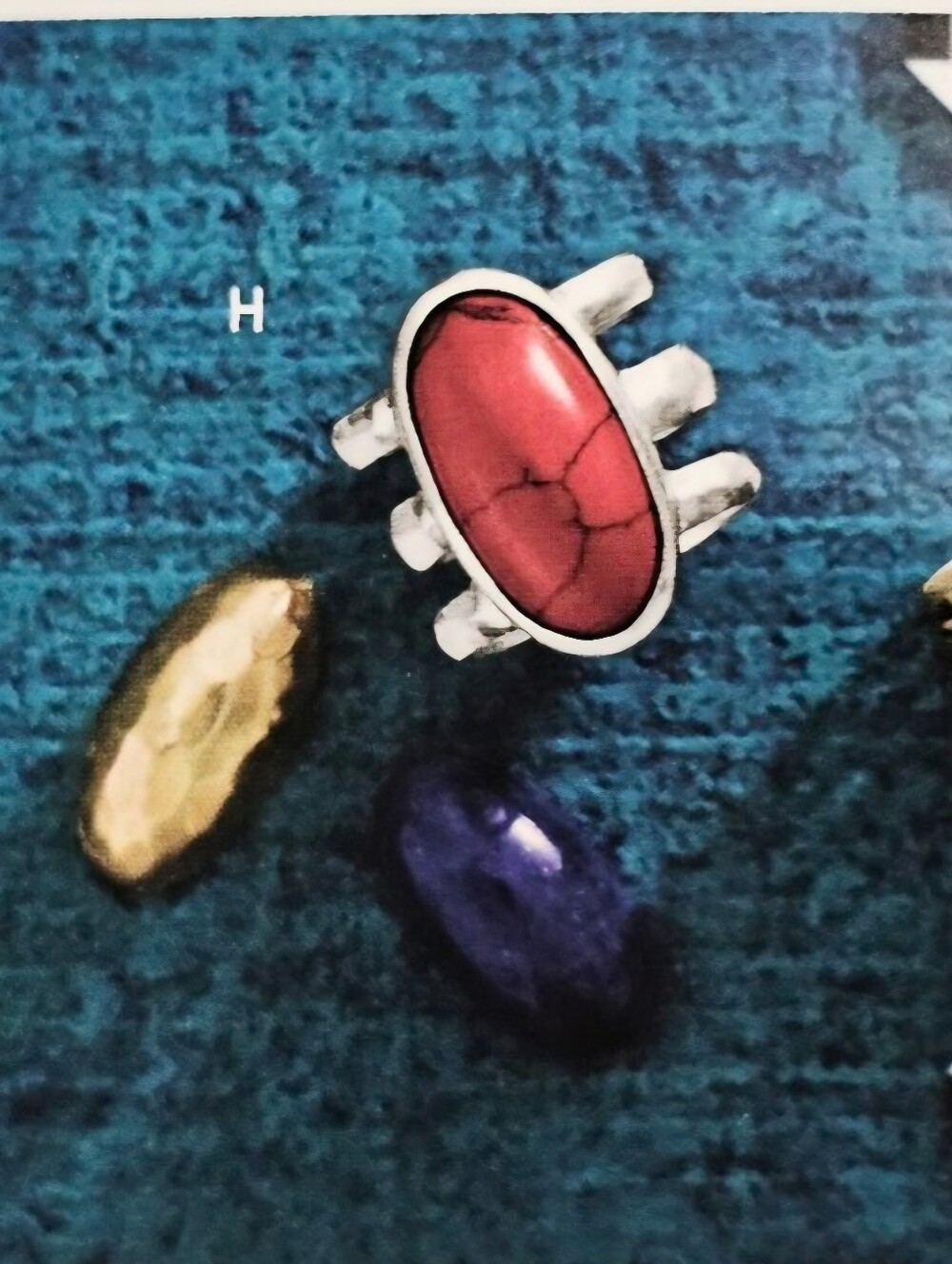 Silpada Sterling Silver Primary Colors Interchangeable Ring R3266